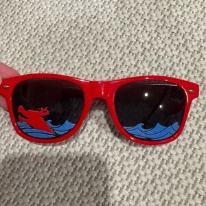 Tsingtao Red Promo Promtional Sunglasses Black Lens